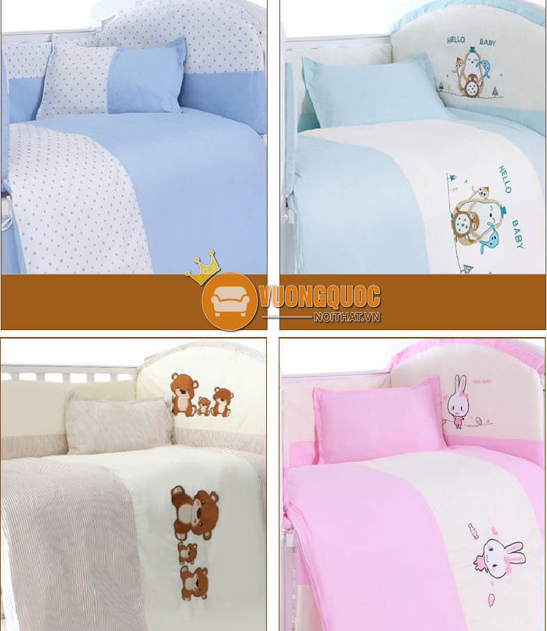 Giường cũi đa năng cho bé HP809A-8